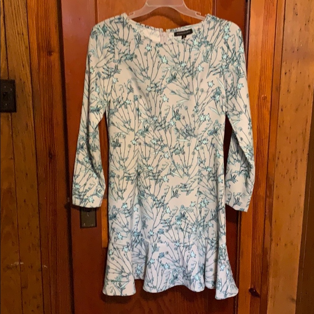 Gray and mint flirty dress